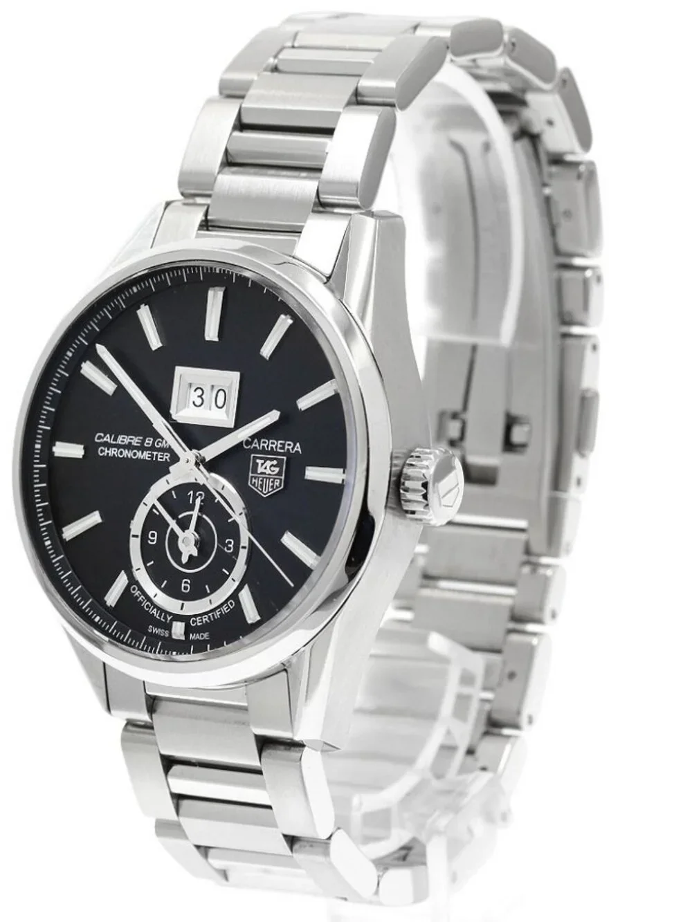 TAG HEUER Carrera WAR5010.BA0723 Grand Date GMT Caliber 8 Automatic Men's_972284